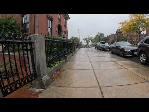Boston 4K Walking Tour Southie East Broadway Medal of Honor Park - Orange Tufts to Bus 9 #mbta