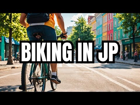 Boston Bike Lane in Jamaica Plain