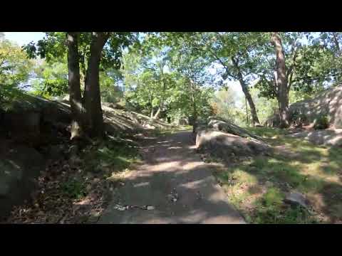 Boston 4K Best Things to Do City Bike Tour - Malcolm X Park ROXBURY - Full Look #nature #trees