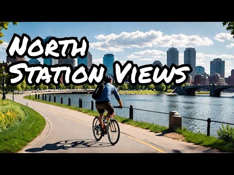 #boston #bikeride Charlestown to Paul Revere Park - views of North Station and More - Boston MA