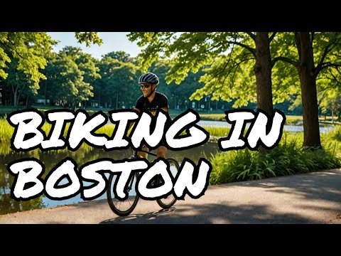 Biking in Boston - Jamaica Pond Added Bonus🔥
