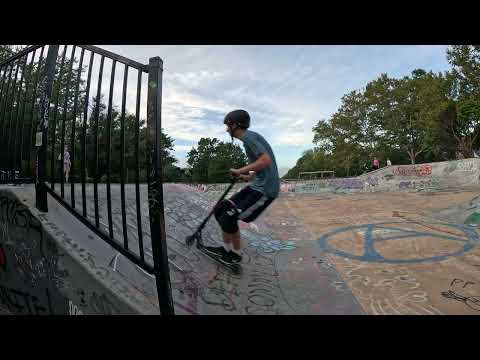 Boston 4K #neighborhood #skatepark #skateboarding JP Live Action - Jamaica Plain SW Corridor park