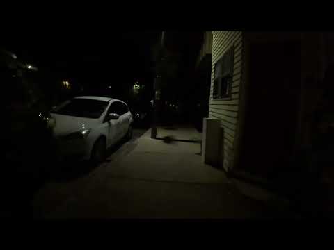 Boston 4K Walking Tour at Night - What it looks like on neighborhood streets in #boston #citytour