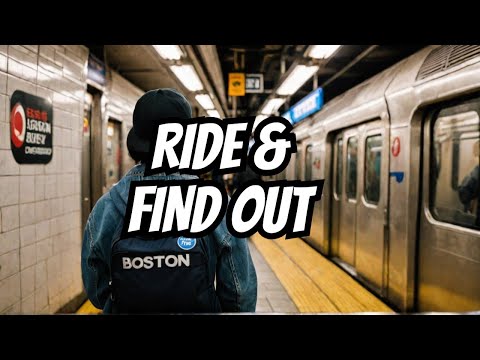 🚨 Is Boston Subway Clean &amp; Safe? Ride Along!😮