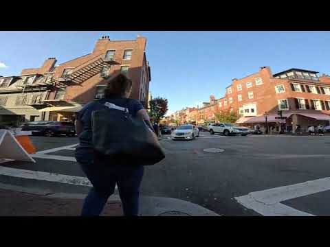 Charles Street BEACON Hill Boston 4K Neighborhood Walking Tour 🌎😮🚵🏽🚉🚐